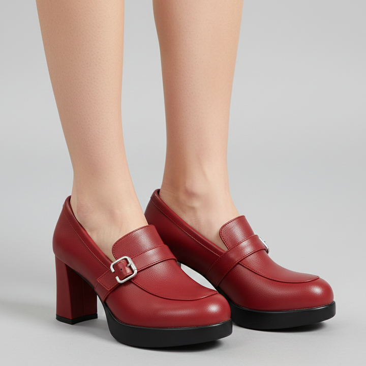 Elin | Chaussures en cuir polyvalentes à talons hauts