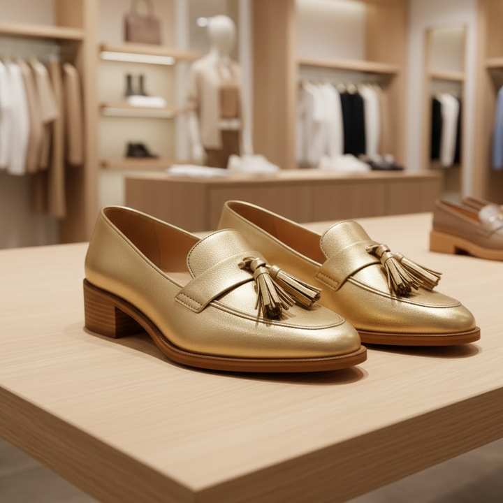 Céleste – Slippers Dorés