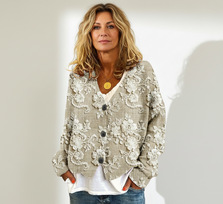 Stella - Gilet à motifs floraux