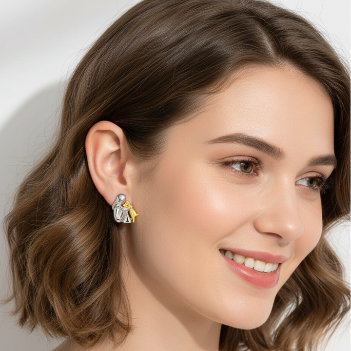 Luvare Paris™ | Boucles d'oreilles avec icône de chien