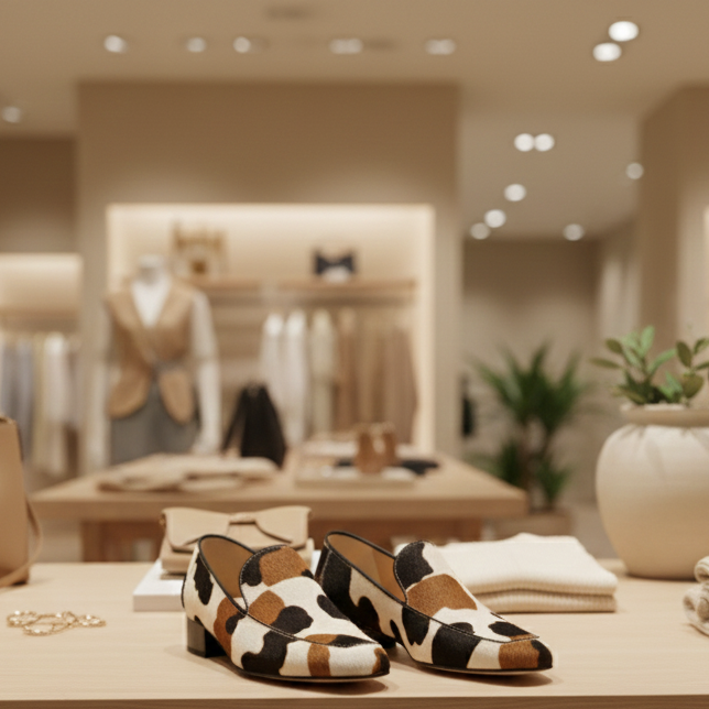 Liora | Mocassin à motif abstrait