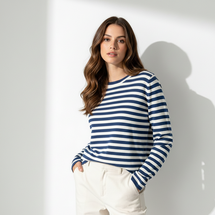 Nicole - Pull Rayé Chic