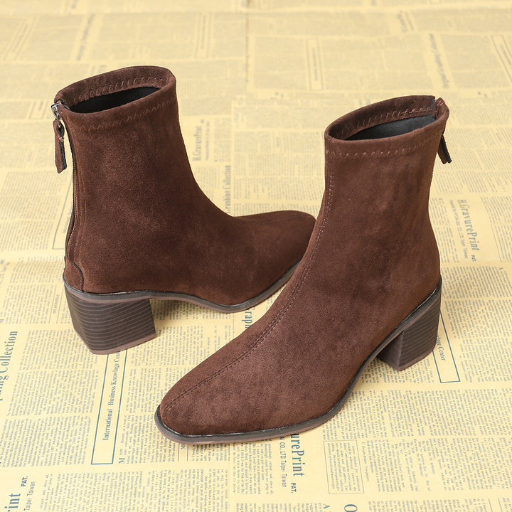 Giuliana | Bottines élégantes en daim