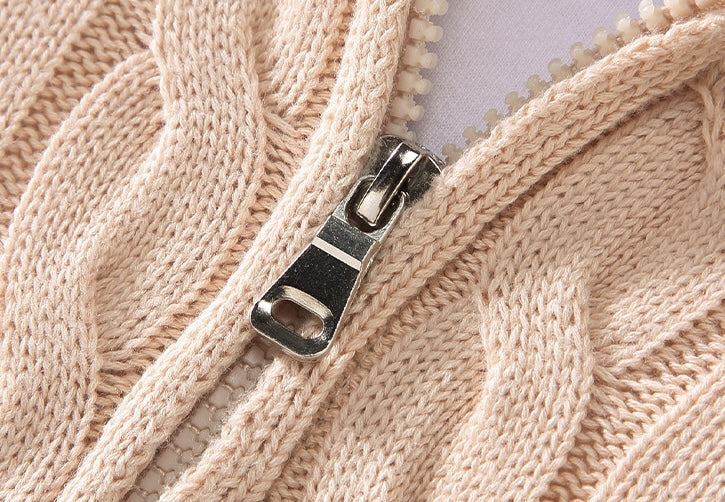 Anthony | Pull Torsadé Demi-Zip