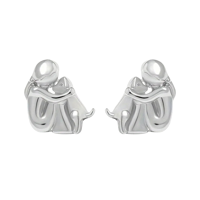 Luvare Paris™ | Boucles d'oreilles avec icône de chien