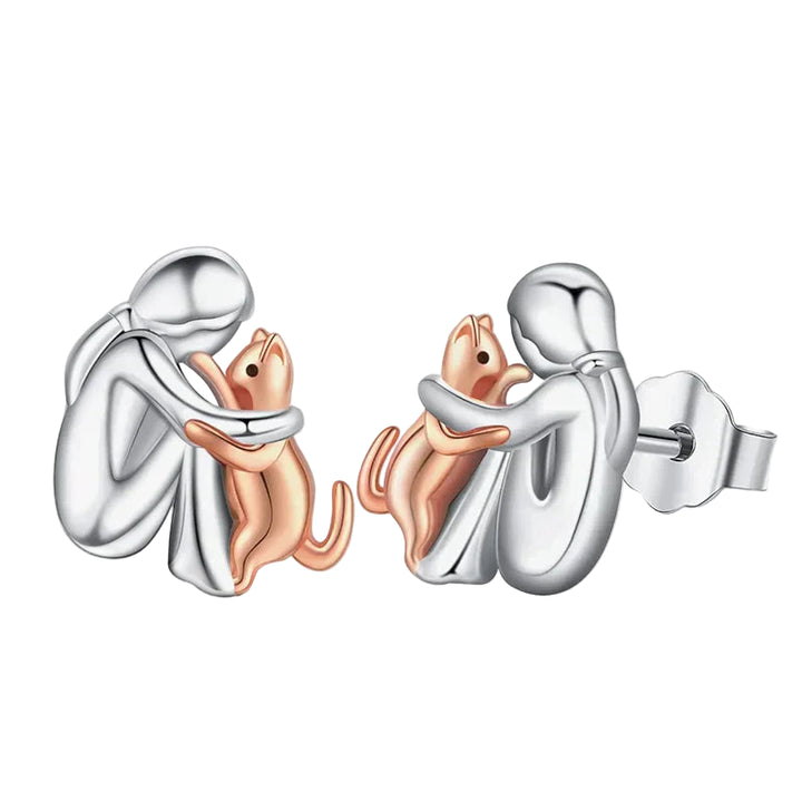 Luvare Paris™ | Boucles d'oreilles avec icône de chat