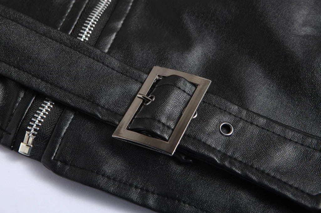 Antoine | Veste en cuir style motard classique