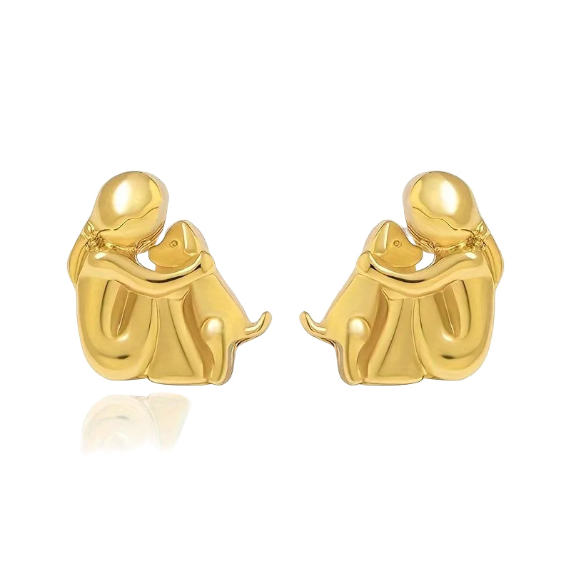 Luvare Paris™ | Boucles d'oreilles avec icône de chien