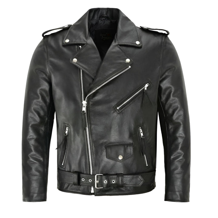 Antoine | Veste en cuir style motard classique