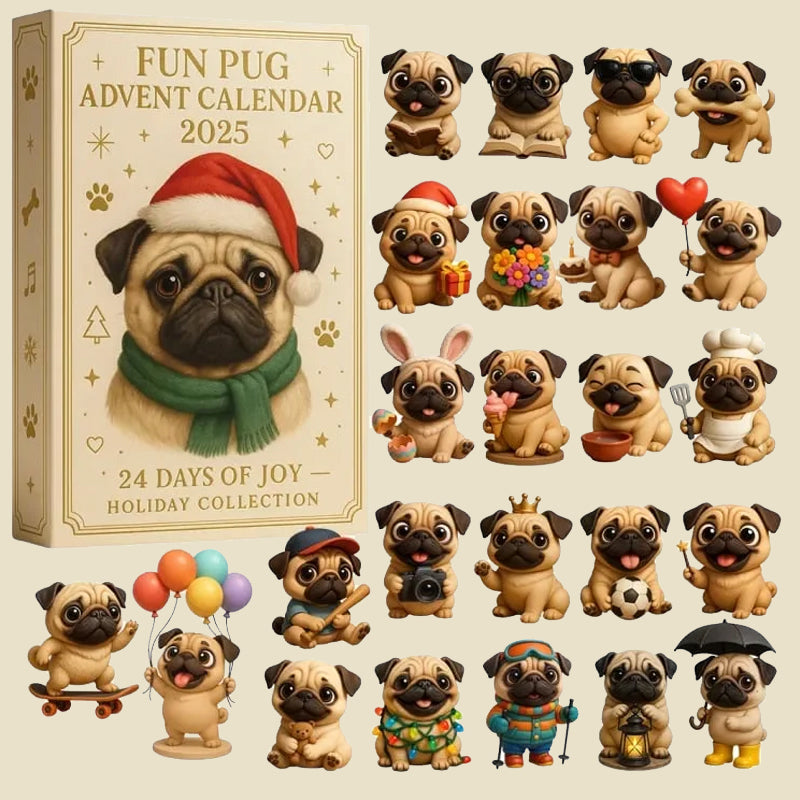 🐶🎄 Pug | Calendrier de l'Avent 2025