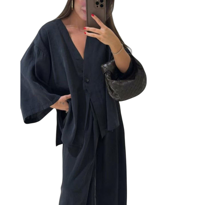 Jacqueline – Duo Décontracté Col V