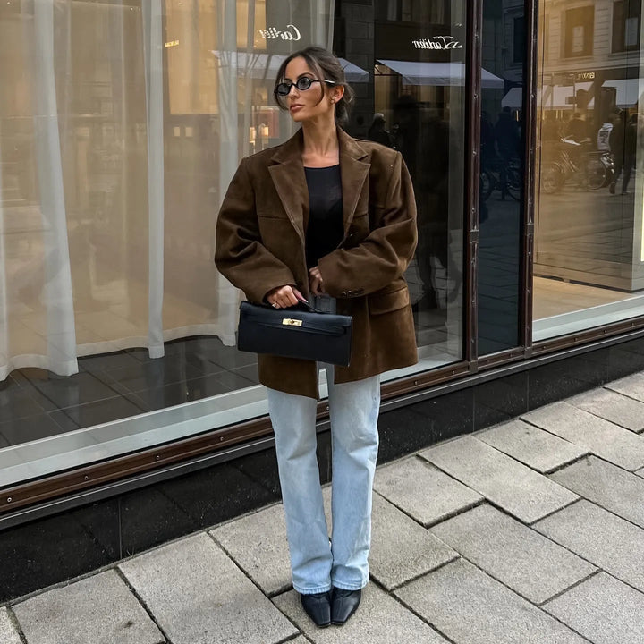 Cécile™ - Blazer en Daim