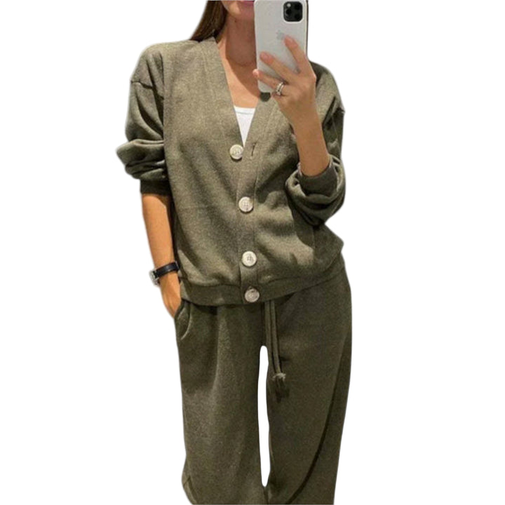 Chantal – Ensemble Cardigan & Pantalon