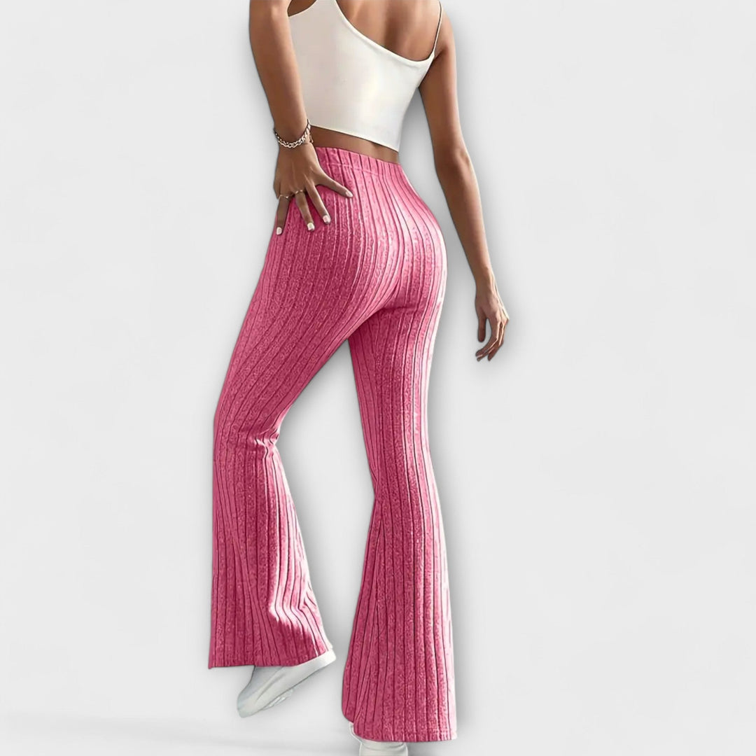 Jennifer – Pantalon Évasé Élégant