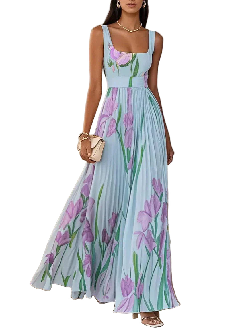 Felisa | Élégant robe longue à fleurs