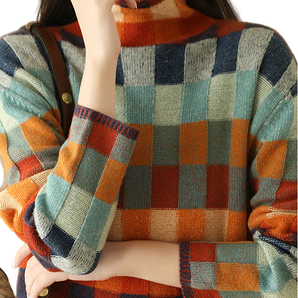 Élise - Pull Roulé En Cachemire Doux