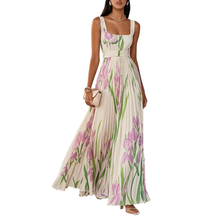 Felisa | Élégant robe longue à fleurs