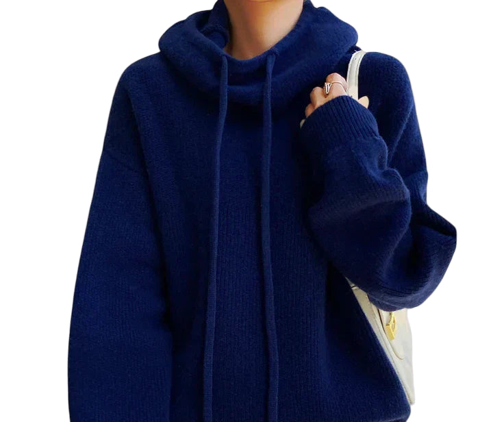 Marie | Sweat à Capuche Tricoté Confortable