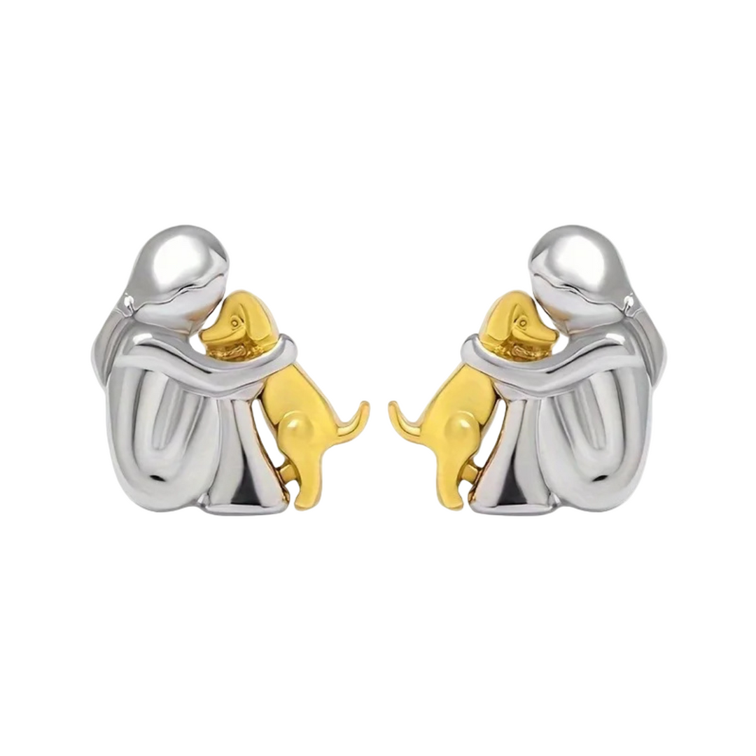 Luvare Paris™ | Boucles d'oreilles avec icône de chien