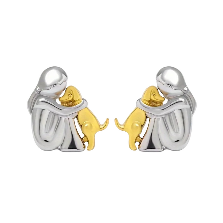 Luvare Paris™ | Boucles d'oreilles avec icône de chien