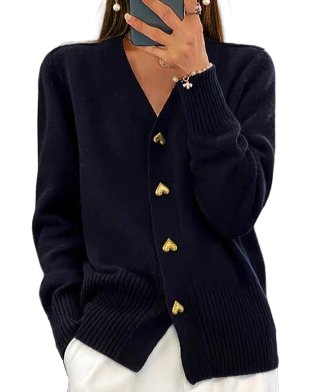 Elina - Élégant Cardigan Romantique