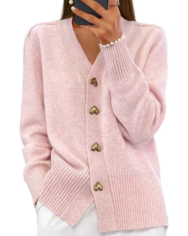 Elina - Élégant Cardigan Romantique